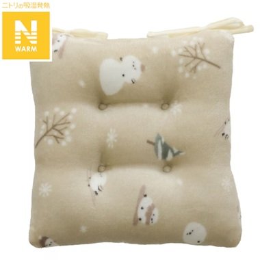 シートクッション(Nウォーム シマエナガ)