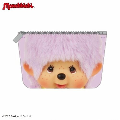 モンチッチフェイスが前面にデザインされた「ポーチ」（1089円）