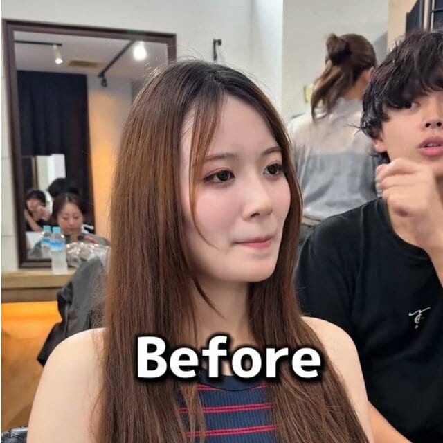 「似合わなかったらもうやめる」面長に悩むロングヘア女性がボブに初挑戦！アフターに「えぇ～！大人」と笑顔こぼれる