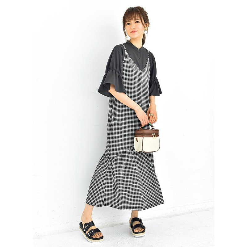 出所：しまむら　レディース キャミソールワンピース