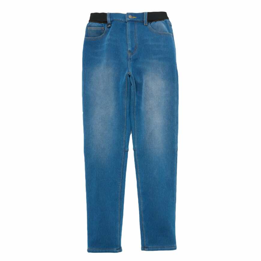 出所：ワークマン公式　レディース裏フリースカットデニムイージパンツ