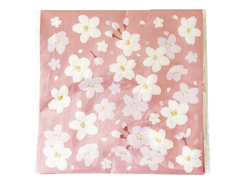 出所：ダイソー公式オンラインストア テーブルペーパー（さくら、32．5cm×32．5cm、10枚）