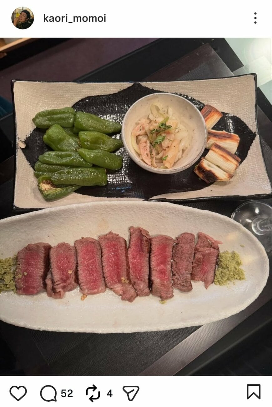 出所：桃井かおりのInstagram（＠kaori_momoi）参照日：2026年1月30日