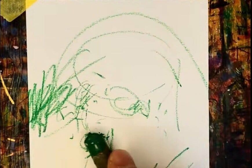 【東京藝術大学】卒業生がわずか20分で「サンタクロースを描き上げる様子」　圧巻の仕上がりに目を奪われてしまう