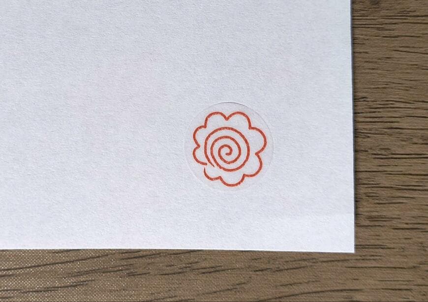 セリア、トレーシングポイントシール はなまる 140片商品画像