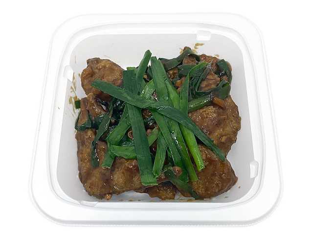 香味醤油仕立てのニラレバ