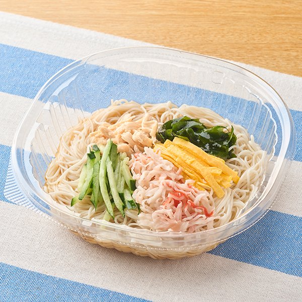 ファミリーマートの新商品:5種具材の冷しぶっかけ手延素麺
