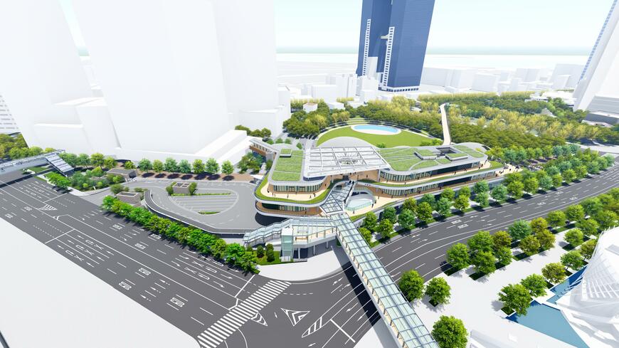 うめきたグリーンプレイスの外観イメージ