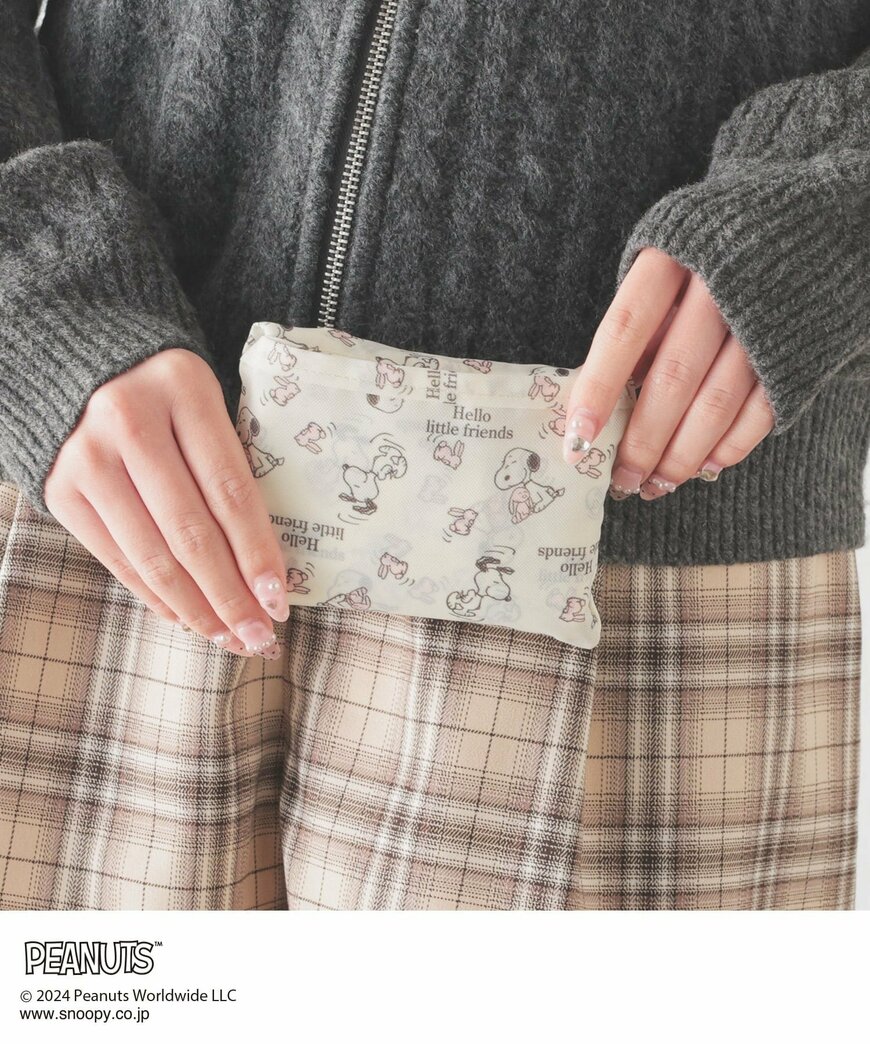 ハニーズ公式　スヌーピー／お弁当バッグ