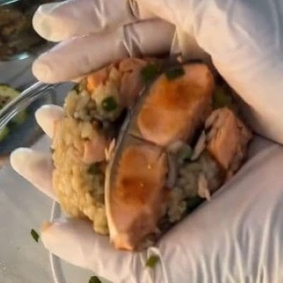 妻が夫に作る「明太子と鮭」がたっぷり入ったお茶漬け弁当　ナイスなアイデアに「絶対においしいやつ」