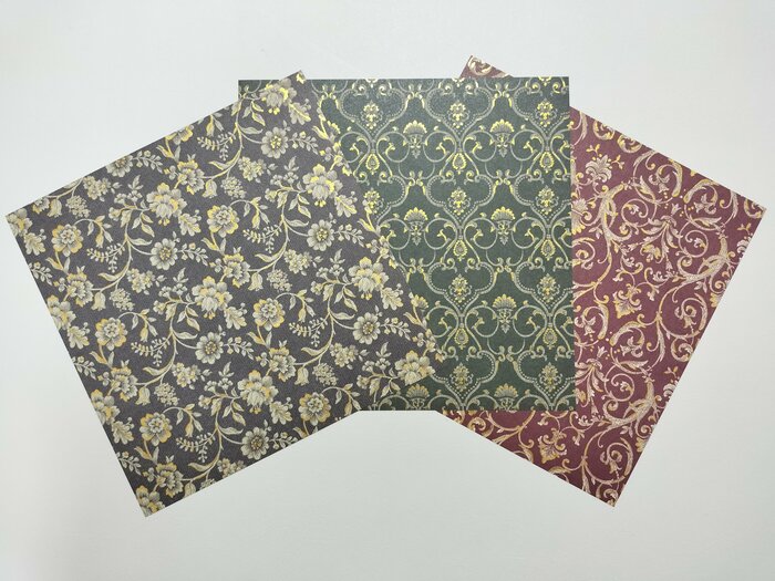 デザインペーパー柄比較