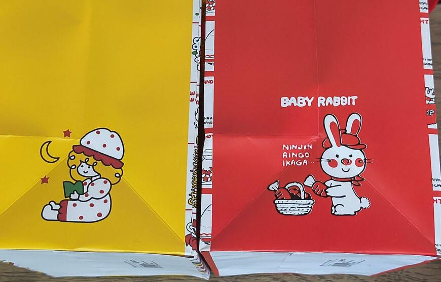 筆者撮影（セリア、ハンドルバッグ シモジマファンシー 15×15×10cm）