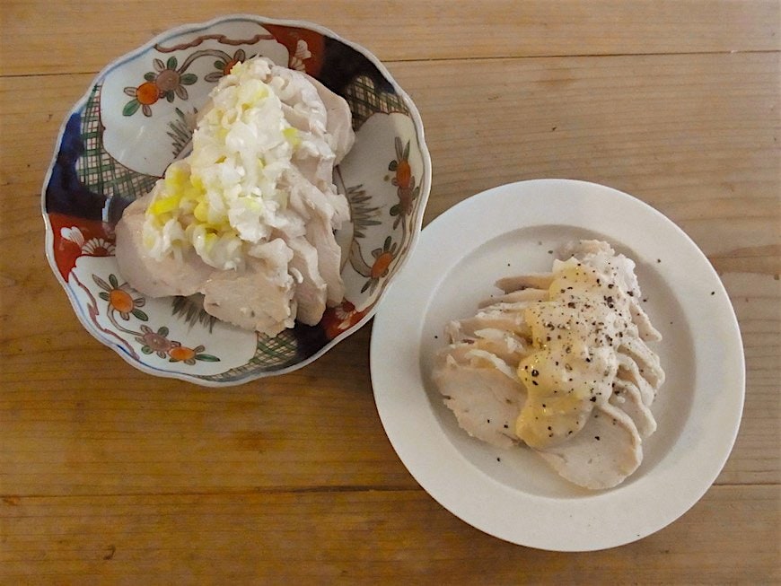 下でご紹介するタレをかけた完成形