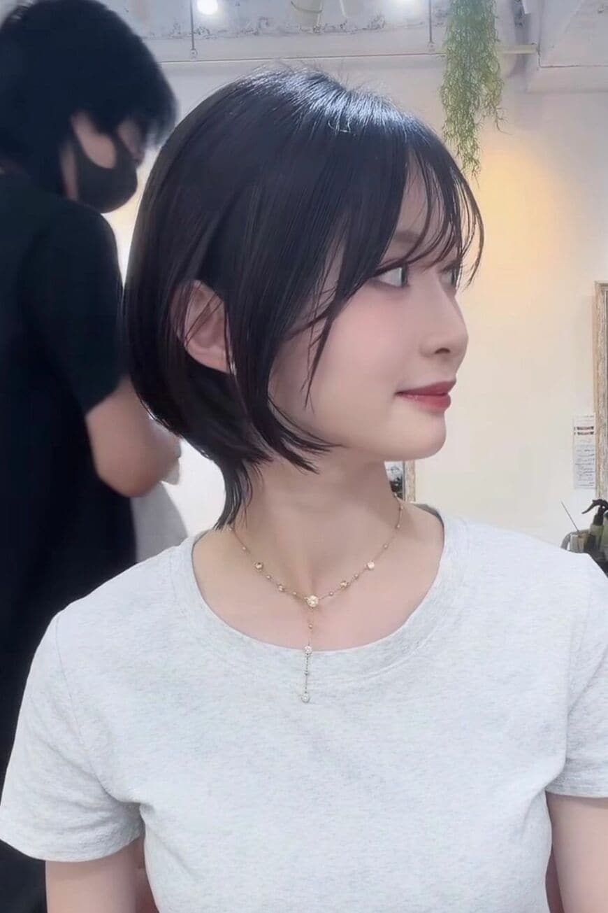 横から見ても美しい仕上がり