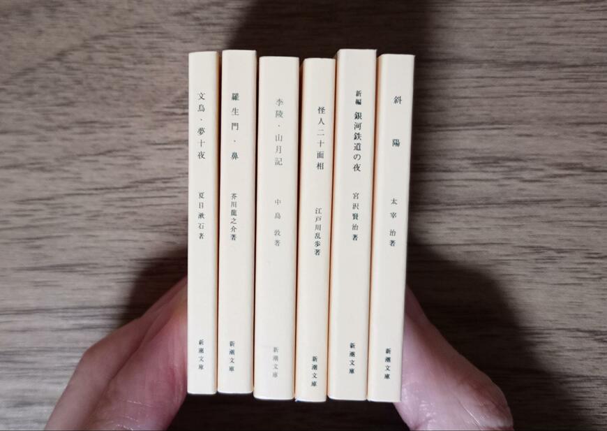 出所：筆者撮影（ガシャポン、豆ガシャ本 新潮文庫）