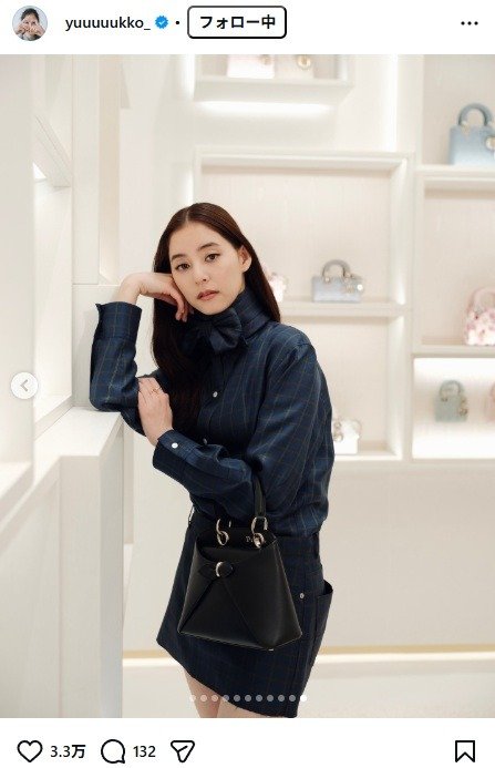 出所：新木優子のInstagram（＠yuuuuukko_） 参照日：2026年2月12日