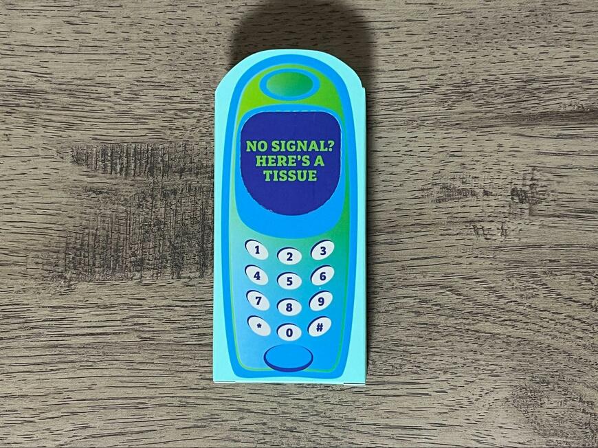 筆者撮影（フライングタイガー、ポケットティッシュ）