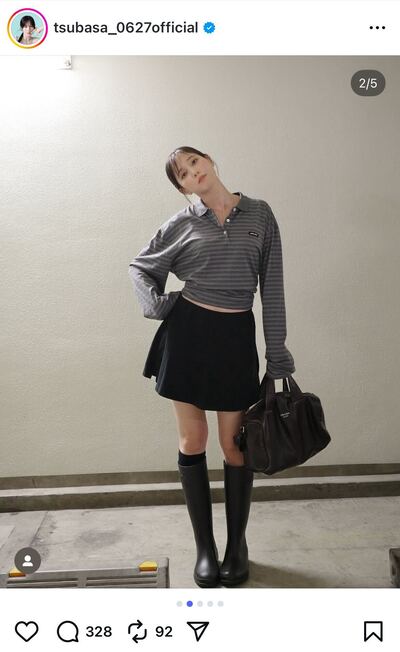出所：本田翼のInstagram（@tsubasa_0627official）参照日：2025年10月17日