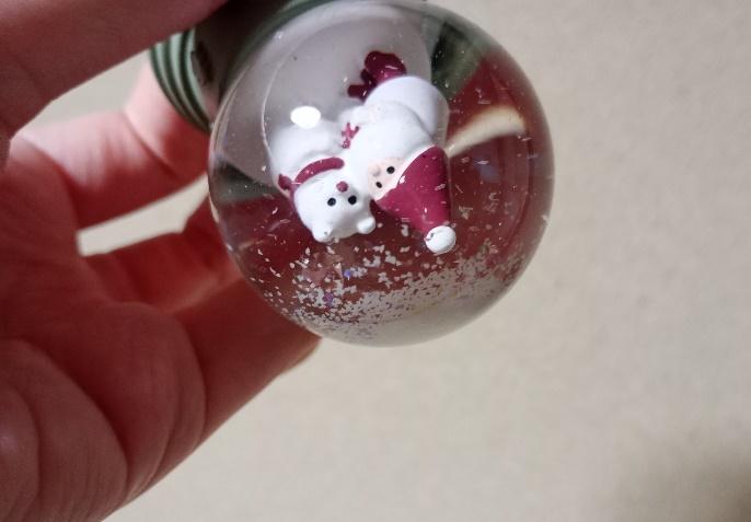 筆者撮影（ダイソー、スノーボール（北欧））