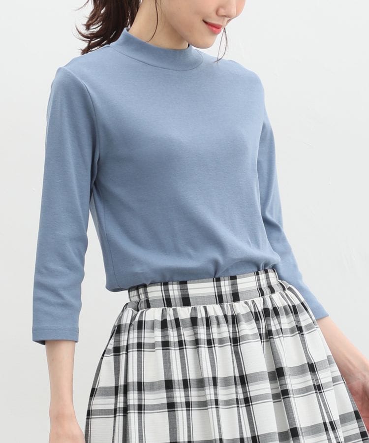 7分袖ハイネックTシャツ(税込1480円)(ハニーズ公式オンラインストア)