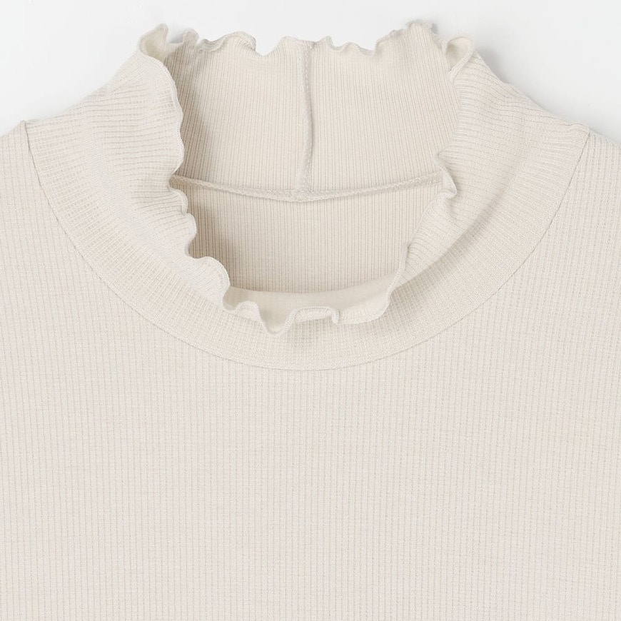 ワークマン公式オンラインストア　レディースリブメローハイネックTシャツの画像