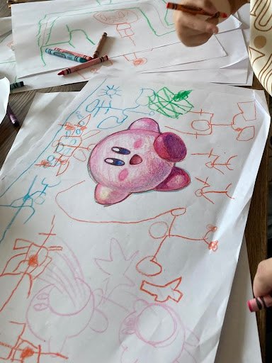 親子合作のカービィ