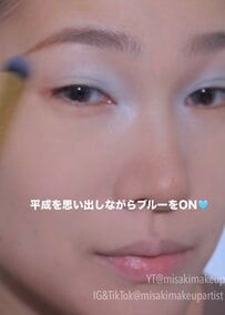 「色合わせ可愛いです！」明るい透明感が美しい「ブルー×ブラウンメイク」をプロが実践！
