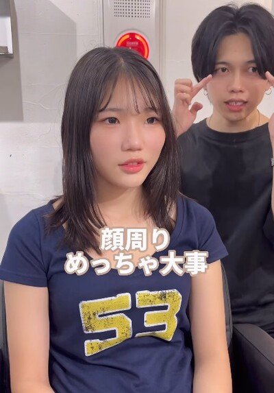 【韓国アイドル風】ばっさりカットで劇的イメチェン！透明感あふれる美女に変身