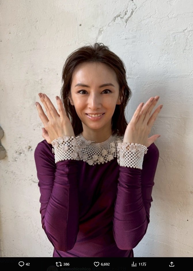 出所：北川景子のX（＠KKeiko_official）参照日：2025年8月7日