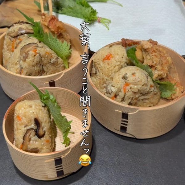母が家族に作る「愛情弁当」　華やかな「炊き込みおにぎり弁当」が豪華でたまらない…