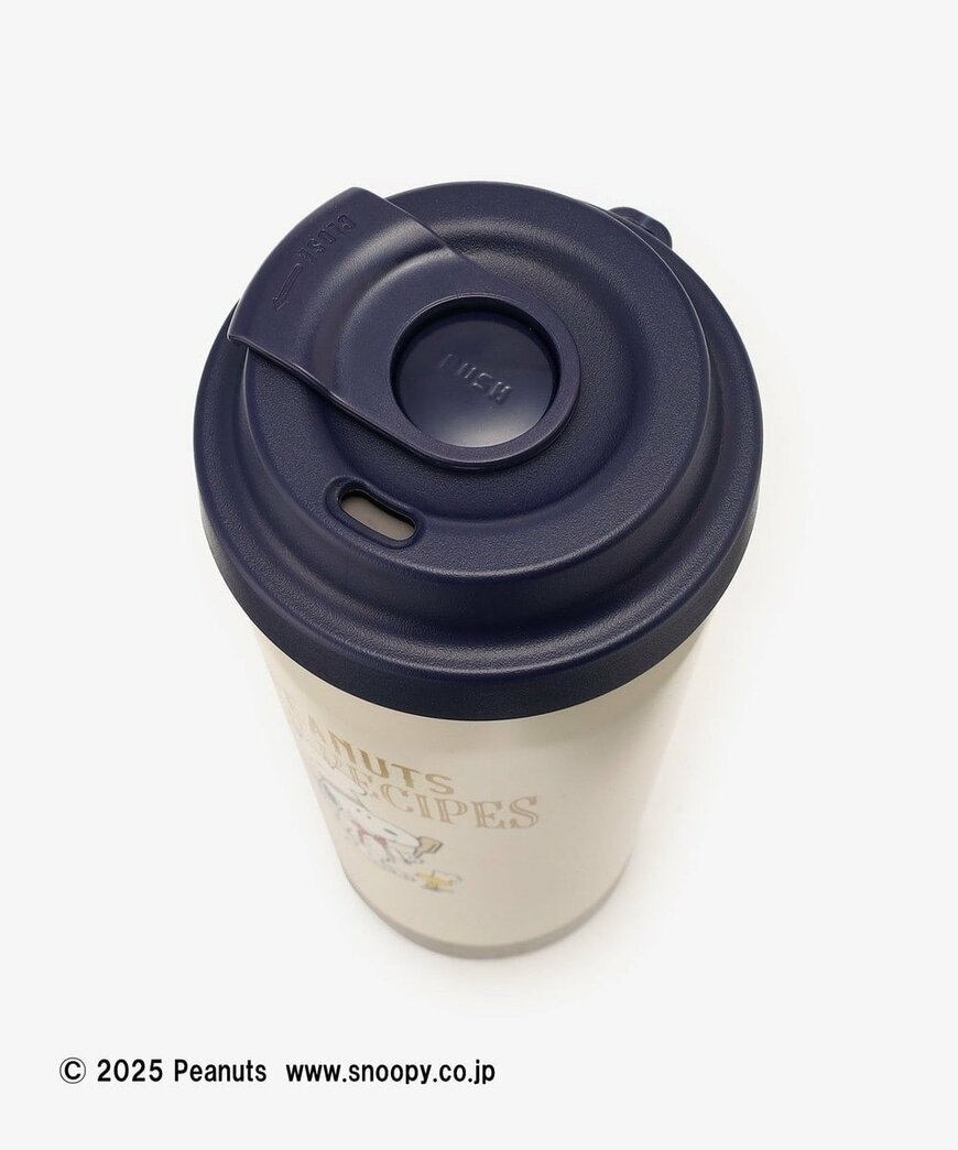 アフタヌーンティー公式 マスコット付きステンレスイージータンブラー 480ml/PEANUTS