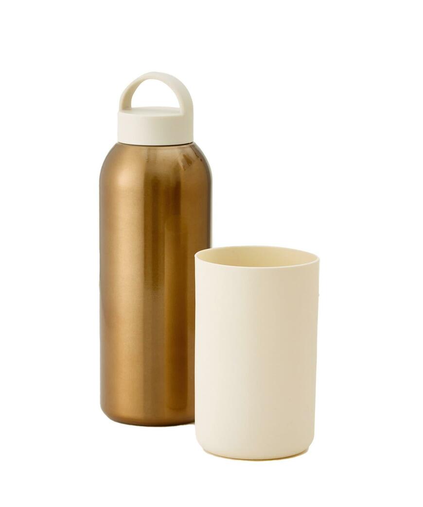 3COINS　ハンドル付きステンレスボトル：500ml／KITINTO